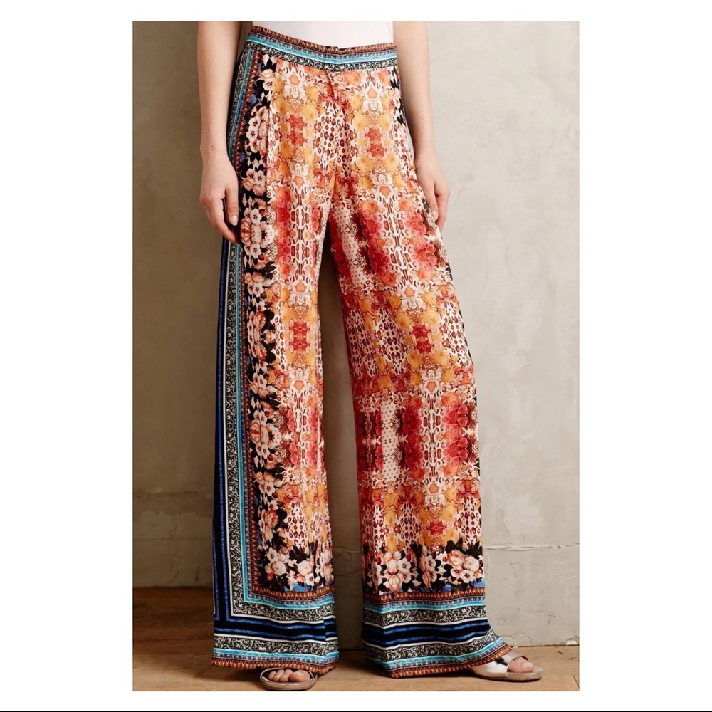 Anthropologie Ranna Gill Samaire Wide Leg Pants